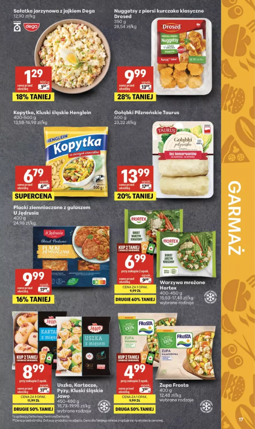 Gazetka promocyjna Delikatesy Centrum - Franczyza DC39 Czwartek - ważna 24.09 do 30.09.2026 - strona 17 - produkty: Dega, Fa, Frosta, Kopytka, Kurczak, Lack, Sałat, Sałatka, Zupa