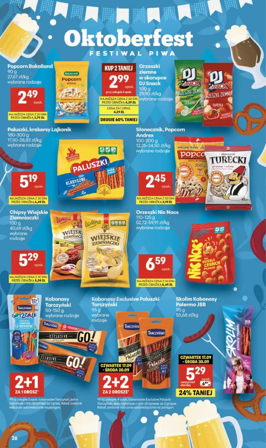 Gazetka promocyjna Delikatesy Centrum - Franczyza DC39 Czwartek - ważna 24.09 do 30.09.2026 - strona 26 - produkty: Piec, Popcorn