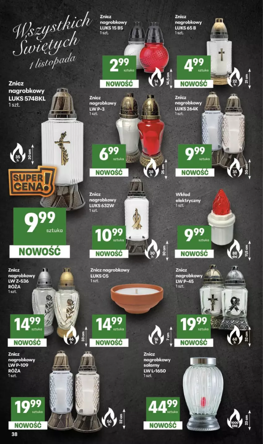 Gazetka promocyjna Delikatesy Centrum - Franczyza DC39 Czwartek - ważna 24.09 do 30.09.2026 - strona 38 - produkty: Znicz