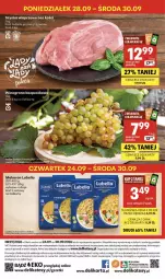 Gazetka promocyjna Delikatesy Centrum - Franczyza DC39 Czwartek - Gazetka - ważna od 30.09 do 30.09.2026 - strona 40 - produkty: Lubella, Makaron, Rum, Gra, Szynka wieprzowa, Bell, Szynka, Winogrona, Winogrona bezpestkowe, Bella, Wino, LG