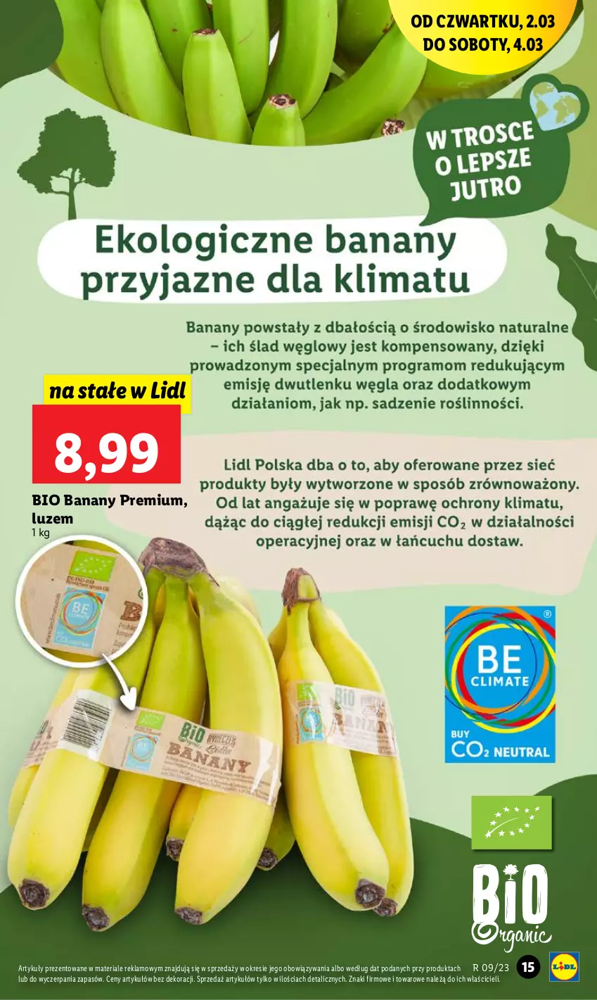 Gazetka promocyjna Lidl - GAZETKA - ważna 02.03 do 04.03.2023 - strona 17 - produkty: Banany