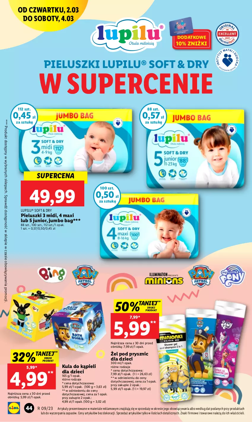 Gazetka promocyjna Lidl - GAZETKA - ważna 02.03 do 04.03.2023 - strona 50 - produkty: Dzieci, Kula do kąpieli, O Bag