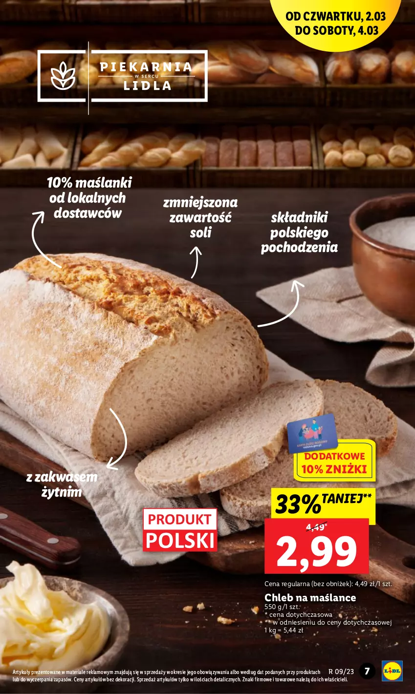 Gazetka promocyjna Lidl - GAZETKA - ważna 02.03 do 04.03.2023 - strona 9 - produkty: Chleb, Lanki