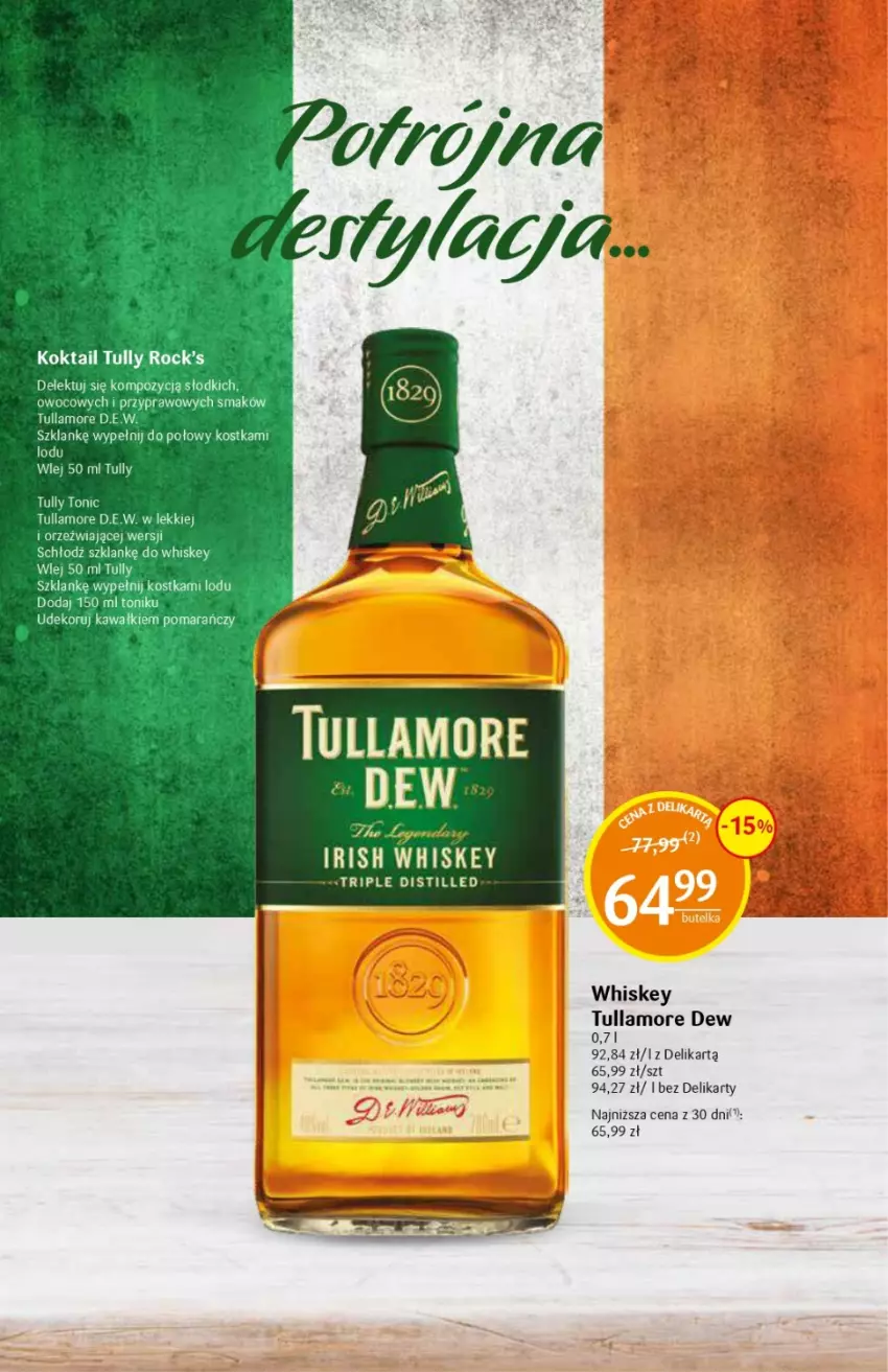 Gazetka promocyjna Delikatesy Centrum - DeliBarek DC26/DC27 - ważna 06.07 do 19.07.2023 - strona 20 - produkty: Kawa, Tonik, Tullamore Dew, Whiskey