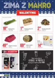 Gazetka promocyjna Makro - [Oferta specjalna] Walentynki - Gazetka - ważna od 14.02 do 14.02.2021 - strona 4 - produkty: Polędwica, Tchibo, Ser, Ostrygi, Prosecco, Tuńczyk, Kawior, Wino