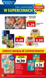 Gazetka promocyjna Lidl - GAZETKA - Gazetka - ważna od 13.07 do 13.07.2022 - strona 14 - produkty: Sałatka, Sos, Gra, Rio Mare, Ryby i owoce morza, Sałat, Owoce morza, Krewetki, Owoce, Lazur