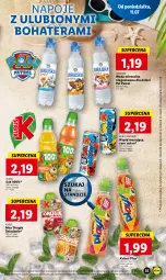 Gazetka promocyjna Lidl - GAZETKA - Gazetka - ważna od 13.07 do 13.07.2022 - strona 35 - produkty: Sok, Mus, Napoje, Tera, Kubuś Waterrr, Dzieci, Woda mineralna, Kubuś, Woda, Napój, Psi Patrol, Napój musujący