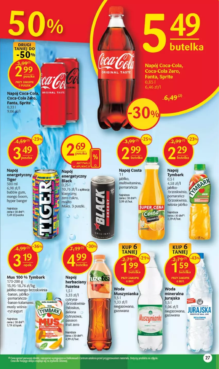 Gazetka promocyjna Delikatesy Centrum - Gazetka DC22 - ważna 07.06 do 14.06.2023 - strona 27 - produkty: HP, Mango, Mus, Napój, Rum, Tymbark