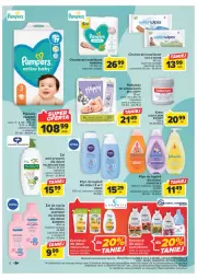 Gazetka promocyjna Carrefour - Gazetka Klasa dla bobasa - Gazetka - ważna od 25.02 do 25.02.2023 - strona 8 - produkty: Płyn do kąpieli, Palmolive, Johnson's, Pampers, O nas, Chusteczki, Szampon, Dzieci, Colgate, Luksja, Nivea, Podkład, LG, Fa