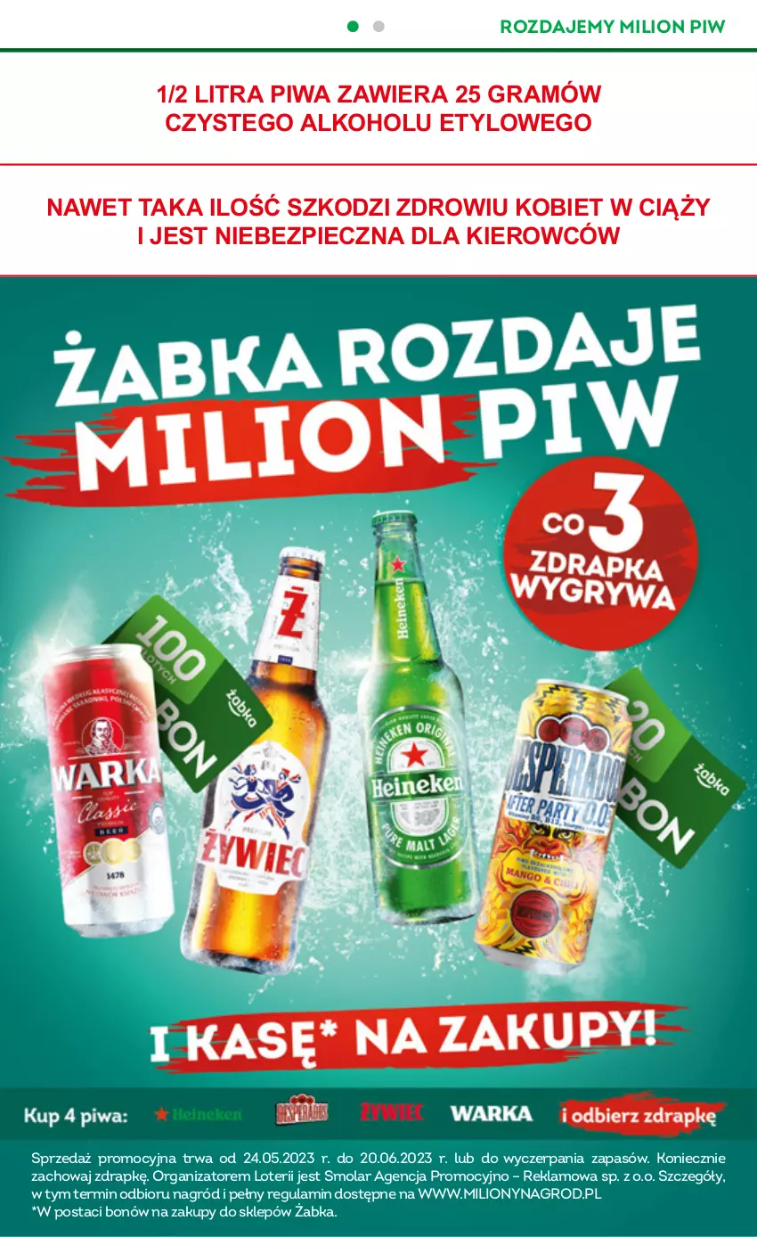 Gazetka promocyjna Żabka - ważna 07.06 do 20.06.2023 - strona 4 - produkty: Gra, Lion, Mola, Piec, Piwa