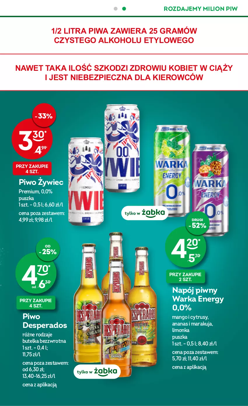 Gazetka promocyjna Żabka - ważna 07.06 do 20.06.2023 - strona 5 - produkty: Ananas, Desperados, Gra, Limonka, Lion, Mango, Napój, Piec, Piwa, Piwo, Warka