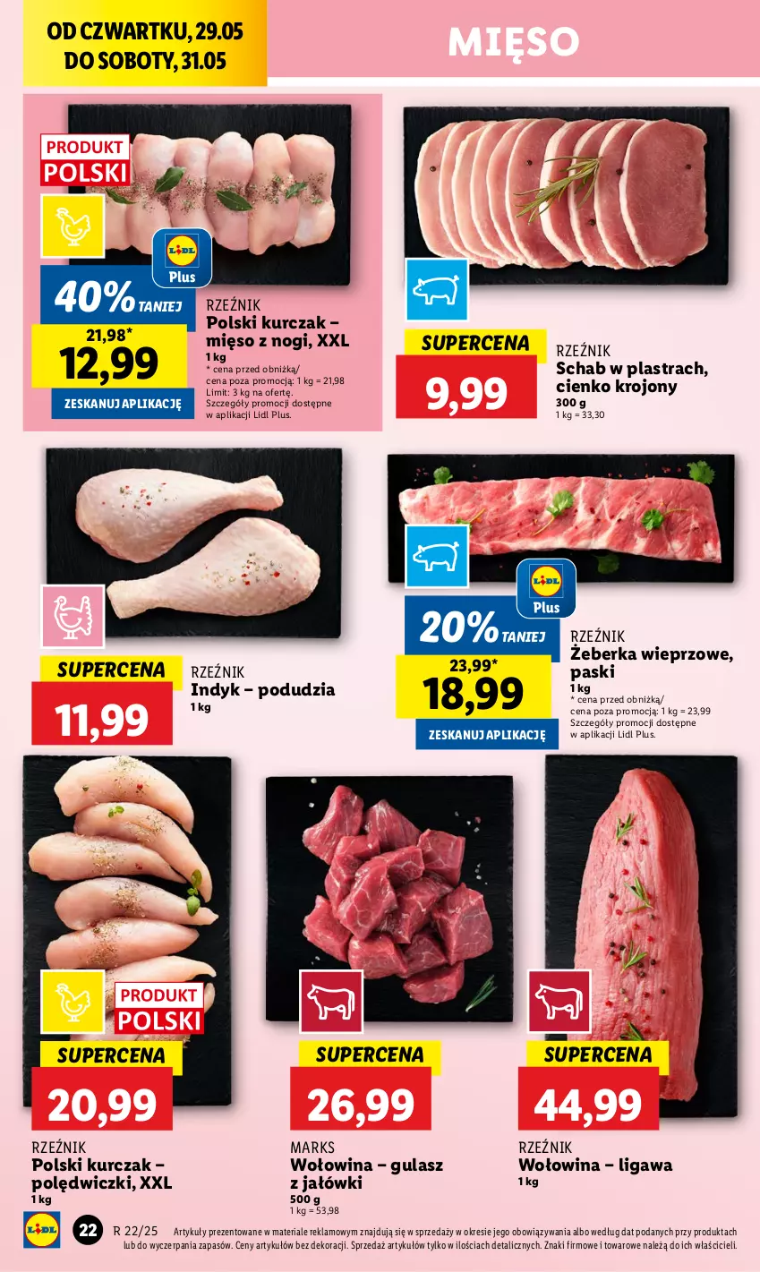 Gazetka promocyjna Lidl - GAZETKA - ważna 29.05 do 31.05.2025 - strona 26 - produkty: Kurczak, Mięso, Wołowina