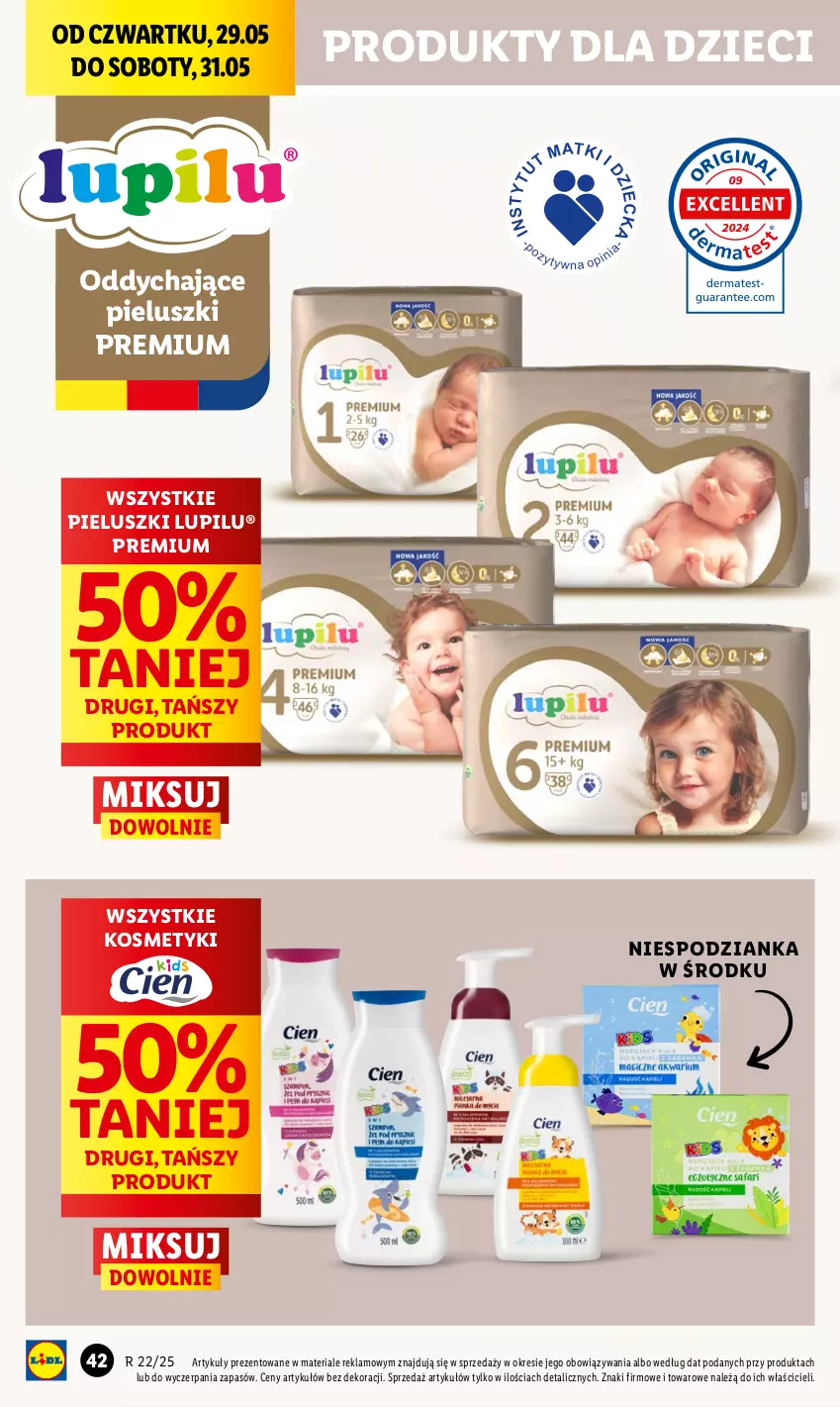 Gazetka promocyjna Lidl - GAZETKA - ważna 29.05 do 31.05.2025 - strona 52 - produkty: Dzieci