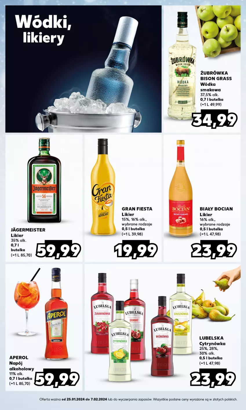 Gazetka promocyjna Kaufland - Barek Kauflandu - ważna 25.01 do 07.02.2024 - strona 2 - produkty: Aperol, Biały Bocian, Gra, Jagermeister, Likier, Napój, Wódka