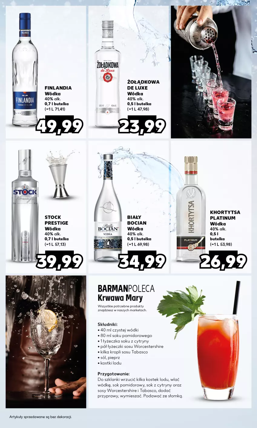 Gazetka promocyjna Kaufland - Barek Kauflandu - ważna 25.01 do 07.02.2024 - strona 3 - produkty: Cytryny, Finlandia, Lanki, Pieprz, Przyprawy, Sok, Sok pomidorowy, Sól, Sos, Stek, Stock, Wódka