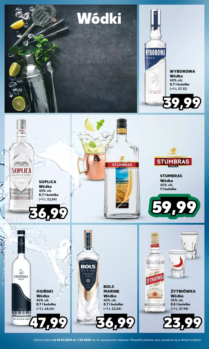 Gazetka promocyjna Kaufland - Barek Kauflandu - ważna 25.01 do 07.02.2024 - strona 4 - produkty: Bols, Gin, Ogiński, Soplica, Wódka, Wyborowa