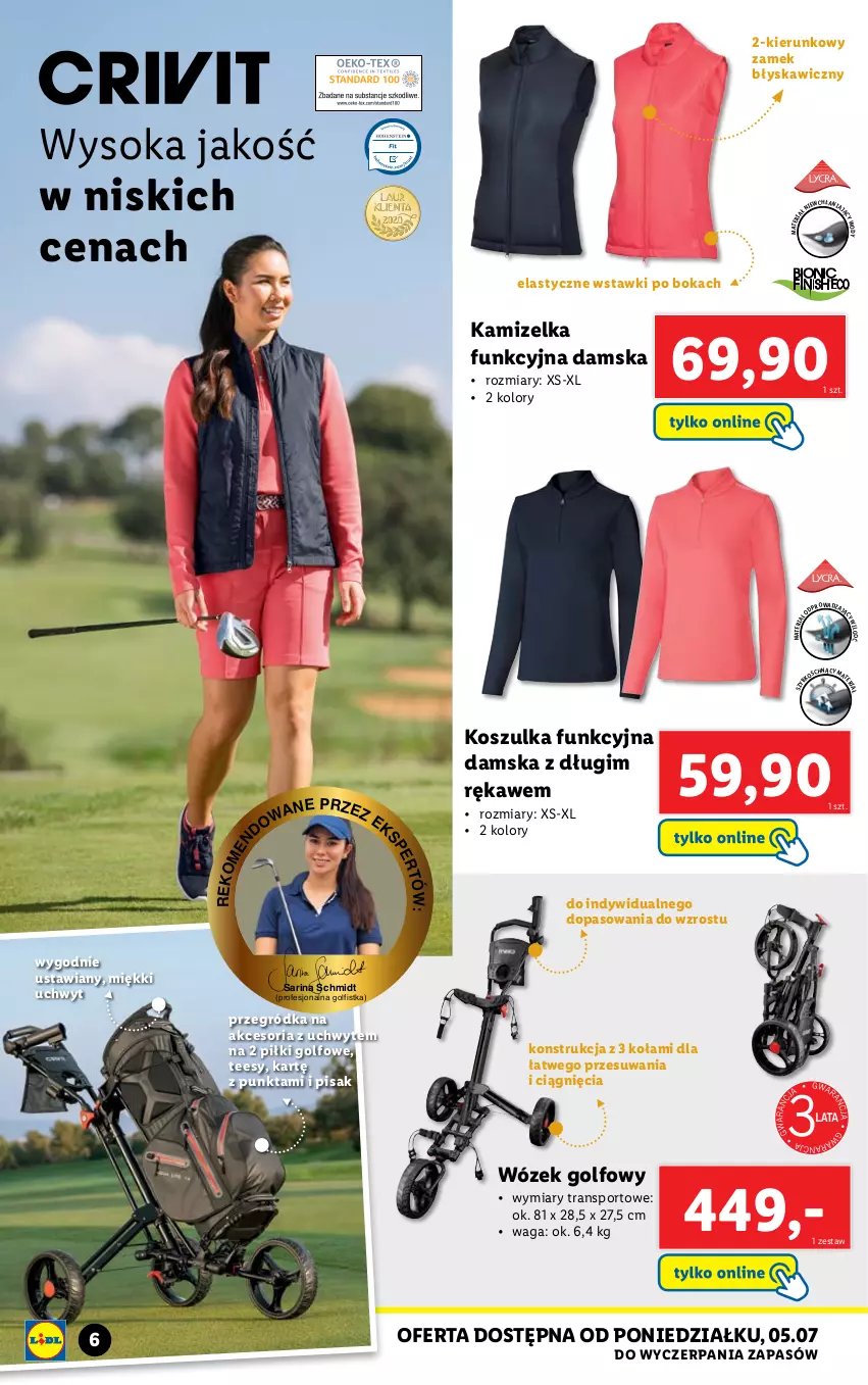 Gazetka promocyjna Lidl - KATALOG SKLEPU ONLINE - ważna 04.07 do 31.07.2021 - strona 6 - produkty: Kamizelka, Kosz, Koszulka, Koszulka funkcyjna, LG, Por, Sok, Sport, Tran, Waga, Wózek