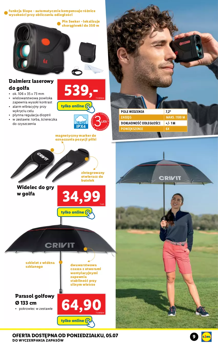 Gazetka promocyjna Lidl - KATALOG SKLEPU ONLINE - ważna 04.07 do 31.07.2021 - strona 9 - produkty: Fa, Gry, Marker, Otwieracz, Parasol, Pokrowiec, Ser, Sok, Torba, Widelec