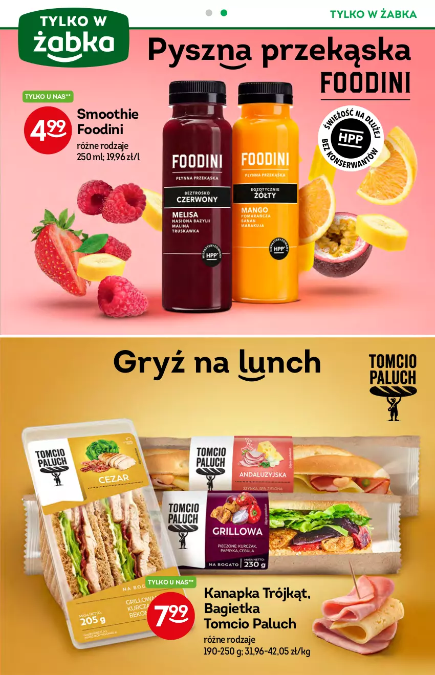 Gazetka promocyjna Żabka - ważna 07.07 do 20.07.2021 - strona 23 - produkty: Bagietka, Gry, O nas, Smoothie