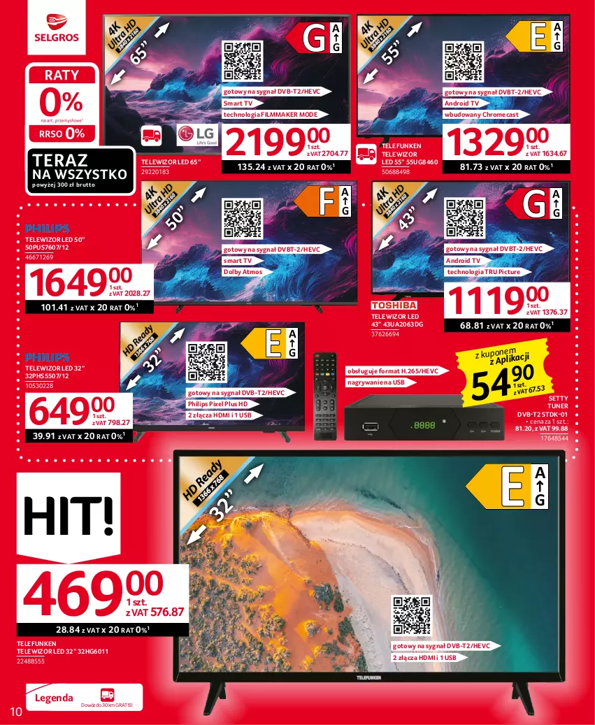 Gazetka promocyjna Selgros - Oferta przemysłowa - ważna 18.05 do 31.05.2023 - strona 10 - produkty: Android TV, Gra, Gry, Philips, Smart tv, Telewizor, Tera