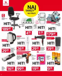 Gazetka promocyjna Selgros - Oferta przemysłowa - Gazetka - ważna od 31.05 do 31.05.2023 - strona 2 - produkty: Hama, Odkurzacz, Pendrive, Blender, Czajnik elektryczny, Czajnik, Podgrzewacze, Tarka, Wkręt, Wkrętarka, Suszarka, Krzesło, Biuro, Powerbank, Olej, Płyn do chłodnic, Akumulator, Wkład olejowy