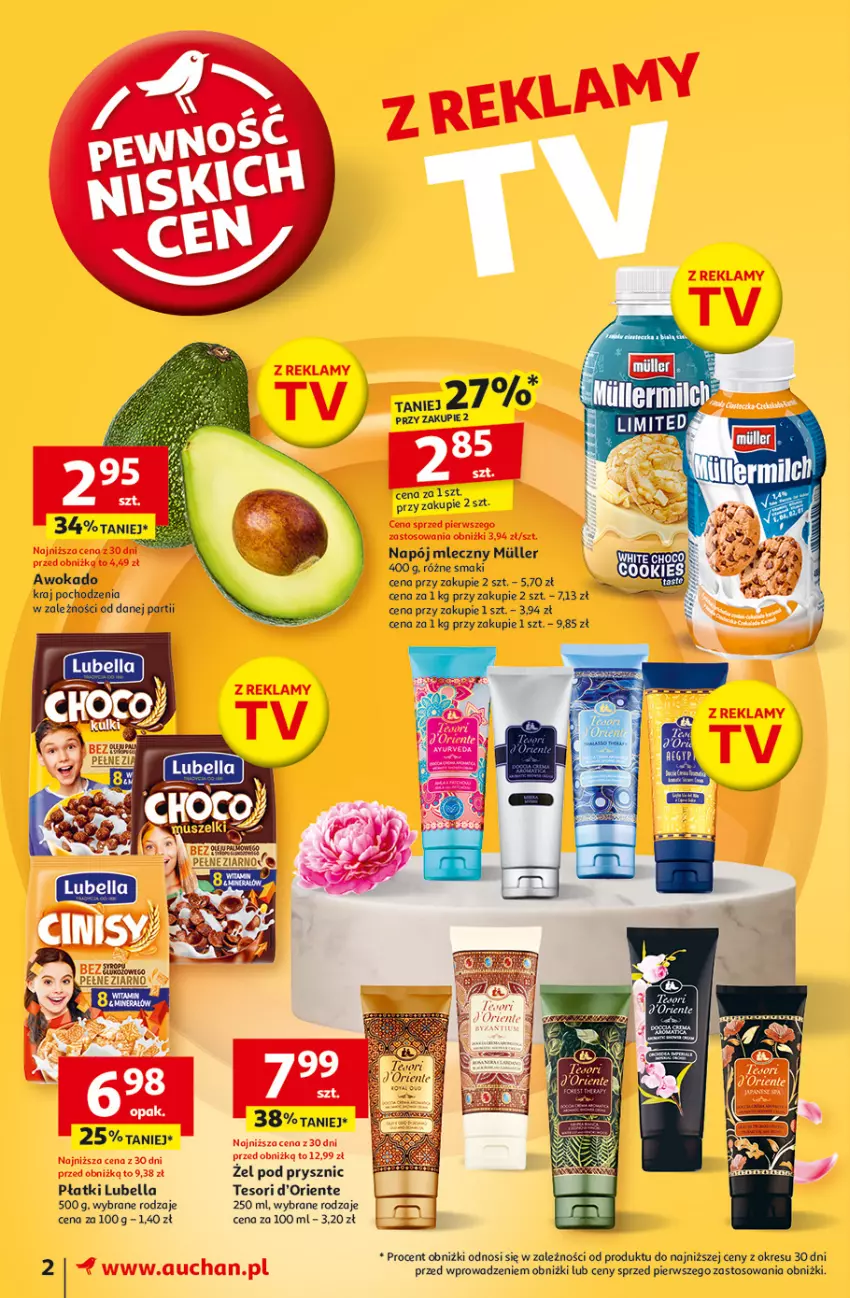 Gazetka promocyjna Auchan - Gazetka Pewność Niskich Cen Moje Auchan - ważna 27.02 do 05.03.2025 - strona 2 - produkty: Bell, Bella, Lubella, Napój, Napój mleczny