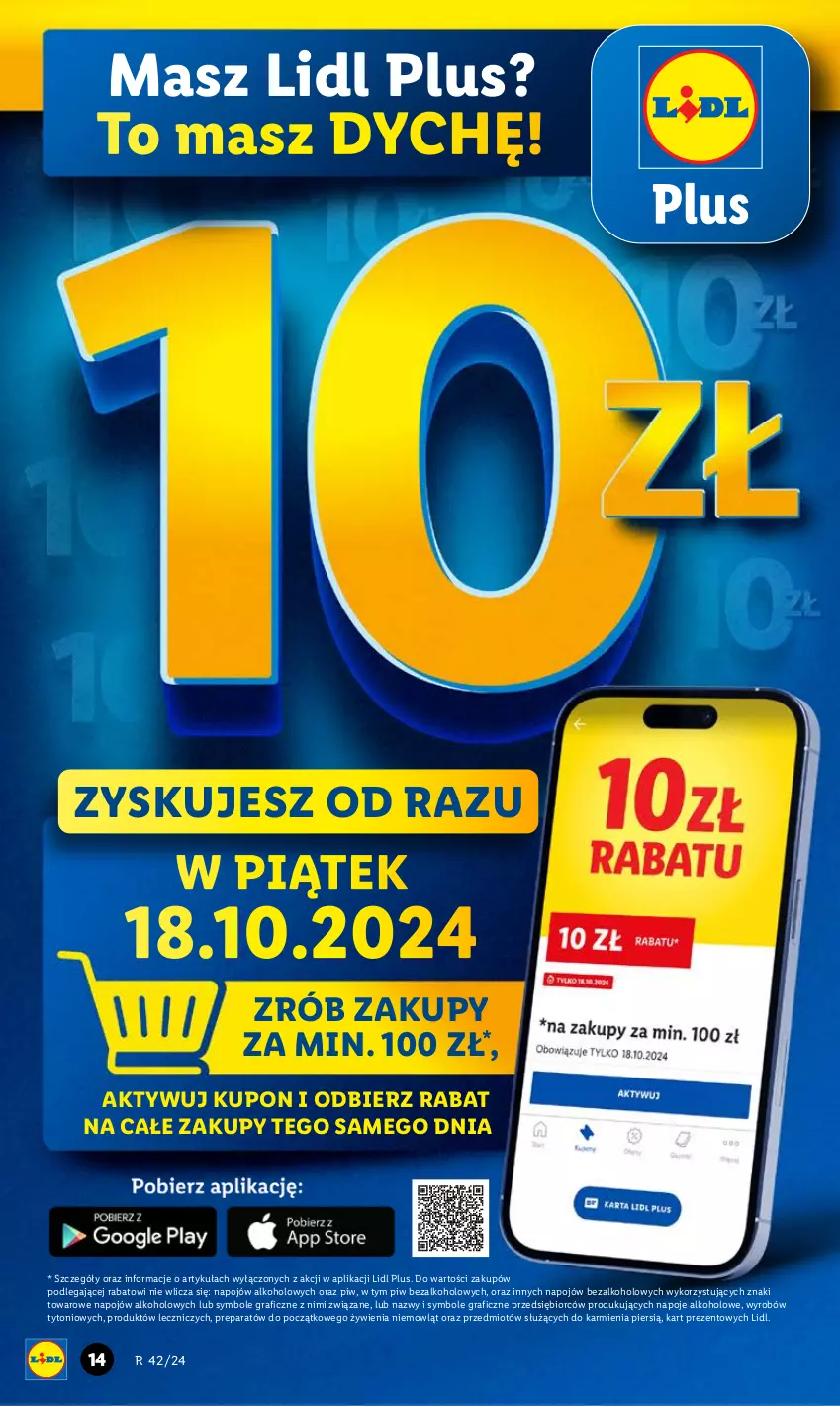 Gazetka promocyjna Lidl - GAZETKA - ważna 17.10 do 19.10.2024 - strona 14 - produkty: Gra, Karmi, Napoje, Znicz