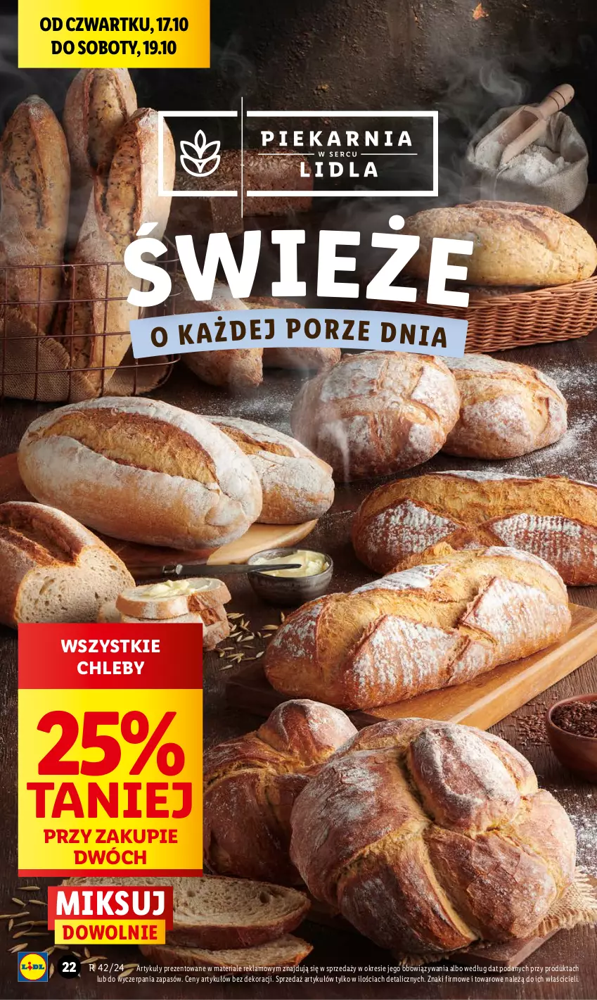 Gazetka promocyjna Lidl - GAZETKA - ważna 17.10 do 19.10.2024 - strona 28 - produkty: Chleb