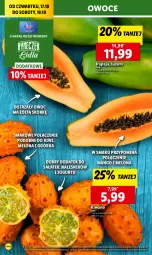 Gazetka promocyjna Lidl - GAZETKA - Gazetka - ważna od 19.10 do 19.10.2024 - strona 26 - produkty: Ser, Papaja, Jogurt, Kiwi, Sałat, Owoce, Chleb, Mango, Melon