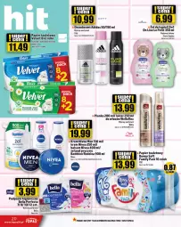 Gazetka promocyjna Topaz - Gazetka - Gazetka - ważna od 29.05 do 29.05.2024 - strona 20 - produkty: Nivea Men, Top, Rum, Wellaflex, Papier, Bell, Body, Dezodorant, Adidas, Perfecta, Papier toaletowy, Velvet, Wella, Rolki, Podpaski, Bella, Nivea, Lakier, Fa