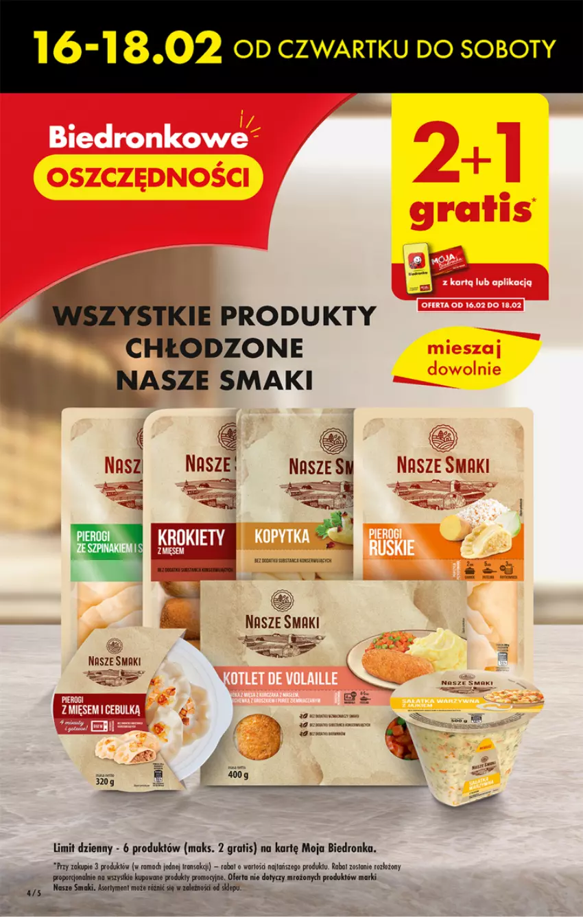 Gazetka promocyjna Biedronka - ważna 16.02 do 22.02.2023 - strona 4 - produkty: Dron, Fa, Gra, Por, Rama, Tran