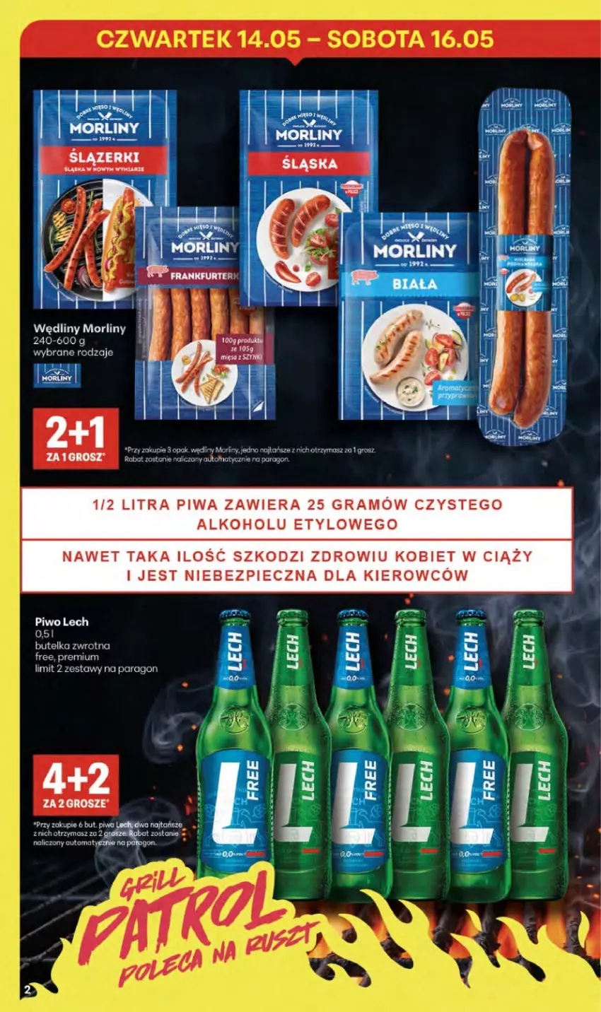 Gazetka promocyjna Delikatesy Centrum - Franczyza DC20 Czwartek - ważna 14.05 do 20.05.2026 - strona 2 - produkty: Gra, Morliny, Piec, Piwa, Piwo