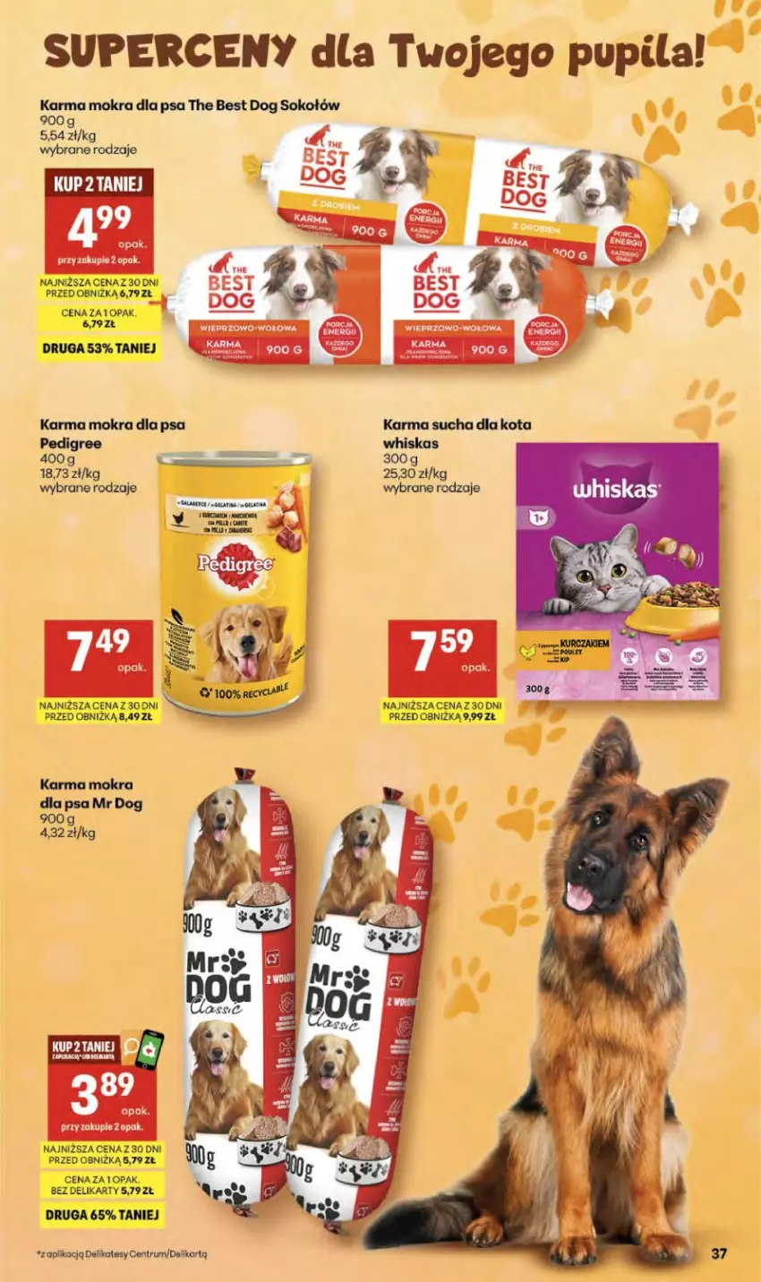 Gazetka promocyjna Delikatesy Centrum - Franczyza DC20 Czwartek - ważna 14.05 do 20.05.2026 - strona 37 - produkty: Pedigree, Rum, Sok, Sokołów, Whiskas