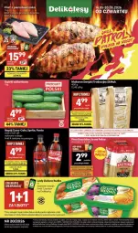 Gazetka promocyjna Delikatesy Centrum - Franczyza DC20 Czwartek - Gazetka - ważna od 20.05 do 20.05.2026 - strona 1 - produkty: Piwo, Piec, Kurczak, Makaron, Rum, Filet z piersi kurczaka, Kasztelan, Rama, Coca-Cola, Tran, Fanta, Sprite, Napój, Fa