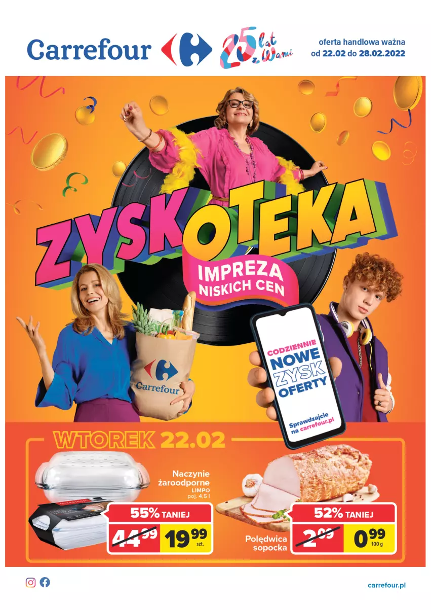 Gazetka promocyjna Carrefour - Gazetka Carrefour - ważna 08.02 do 28.02.2022 - strona 1