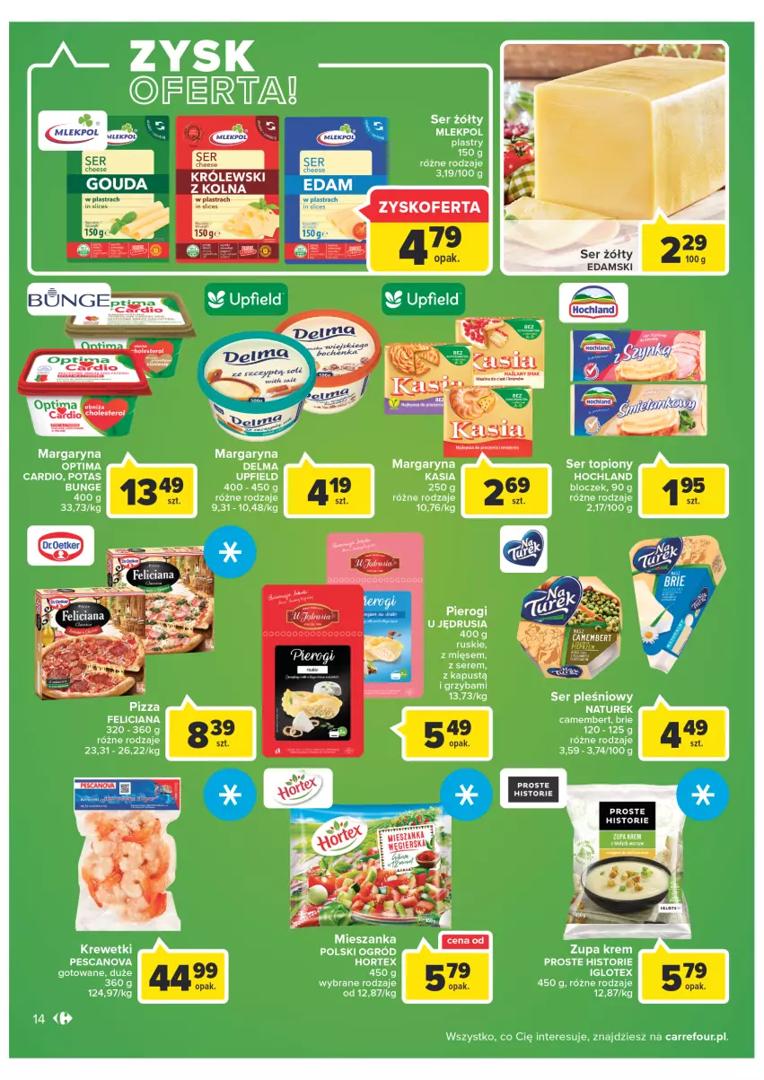 Gazetka promocyjna Carrefour - Gazetka Carrefour - ważna 08.02 do 28.02.2022 - strona 14 - produkty: Camembert, Edam, Królewski, Pieprz, Ser