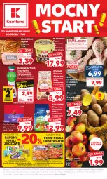 Gazetka promocyjna Kaufland - Mocny Start - Gazetka - ważna od 17.05 do 17.05.2023 - strona 1 - produkty: Kurczak, Masło klarowane, Makaron, Jonagold, Mus, Kucharek, Danone, Jogurt, Ziemniaki, Mlekovita, Activia, Szynka, Baton, Bomboniera, Waga, Grunt, Masło, Olma, Jogurt pitny, Przyprawa do potraw, Milka, Jabłka, Mleko