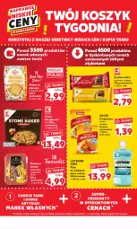 Gazetka promocyjna Kaufland - Mocny Start - Gazetka - ważna od 17.05 do 17.05.2023 - strona 4 - produkty: Makaron, Ciastka, Płyn do płukania jamy ustnej, Listerine, Kosz, Pizza, Tagliatelle, Płyn do płukania, Pizza margherita, Fa