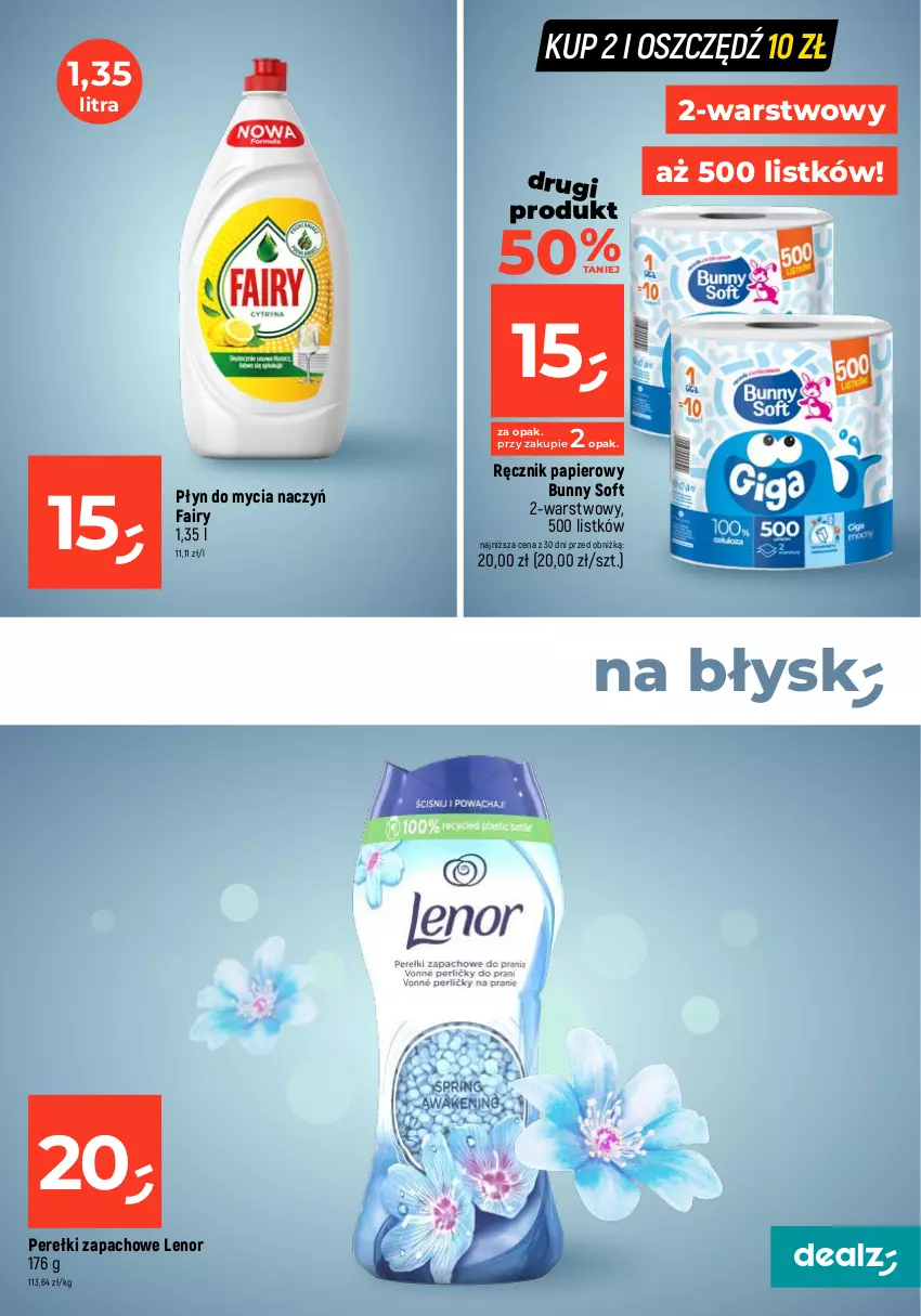 Gazetka promocyjna Dealz - MAKE A DEALZ - ważna 18.01 do 24.01.2024 - strona 27 - produkty: Do mycia naczyń, Fa, Fairy, Finish, Lenor, Papier, Perełki zapachowe, Płyn do mycia, Płyn do mycia naczyń, Ręcznik, Tablet, Tabletki do zmywarki, Zmywarki