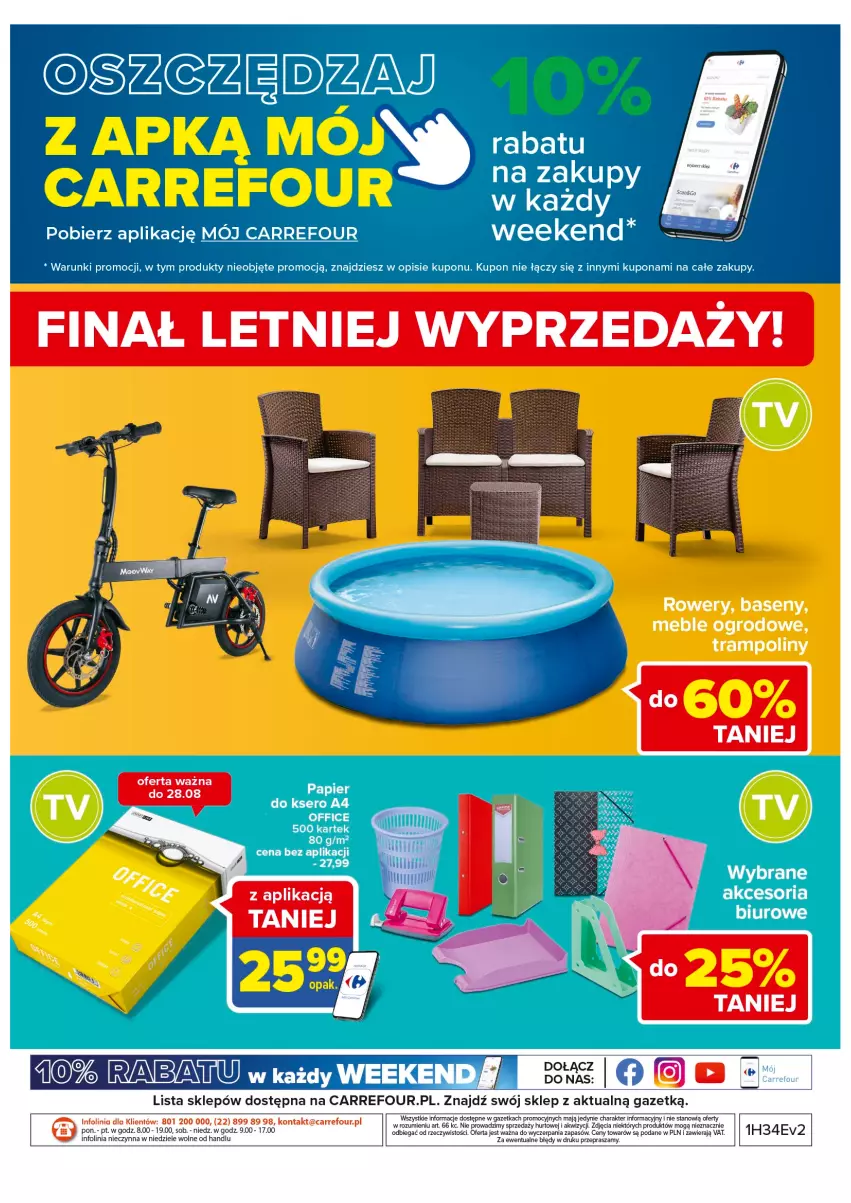 Gazetka promocyjna Carrefour - Gazetka Zmieniamy się Carrefour Kalisz - ważna 24.08 do 29.08.2022 - strona 28 - produkty: O nas, Taca