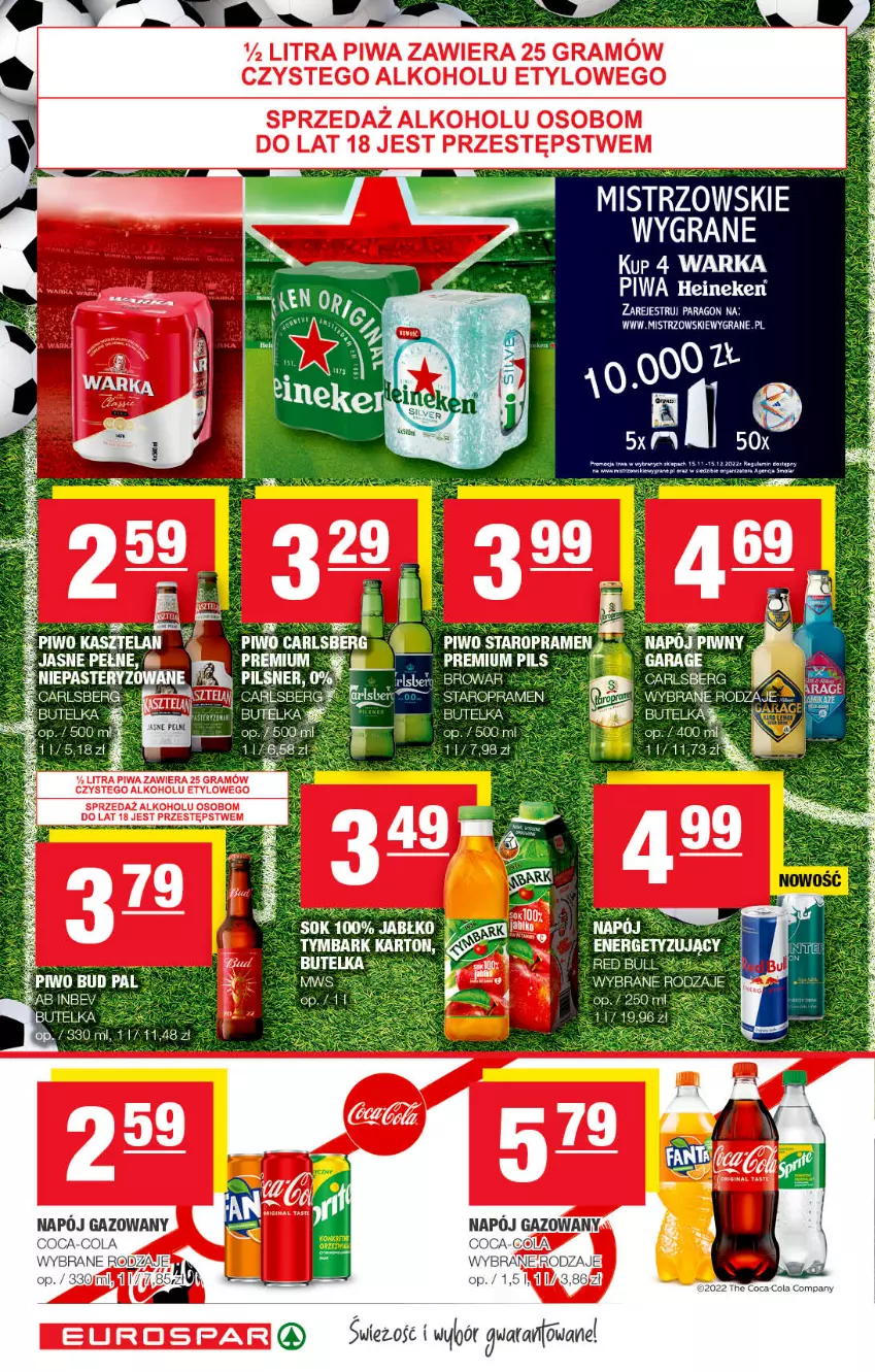 Gazetka promocyjna Spar - EuroSpar - ważna 13.11 do 23.11.2022 - strona 4 - produkty: Coca-Cola, LG, Napój, Napój gazowany