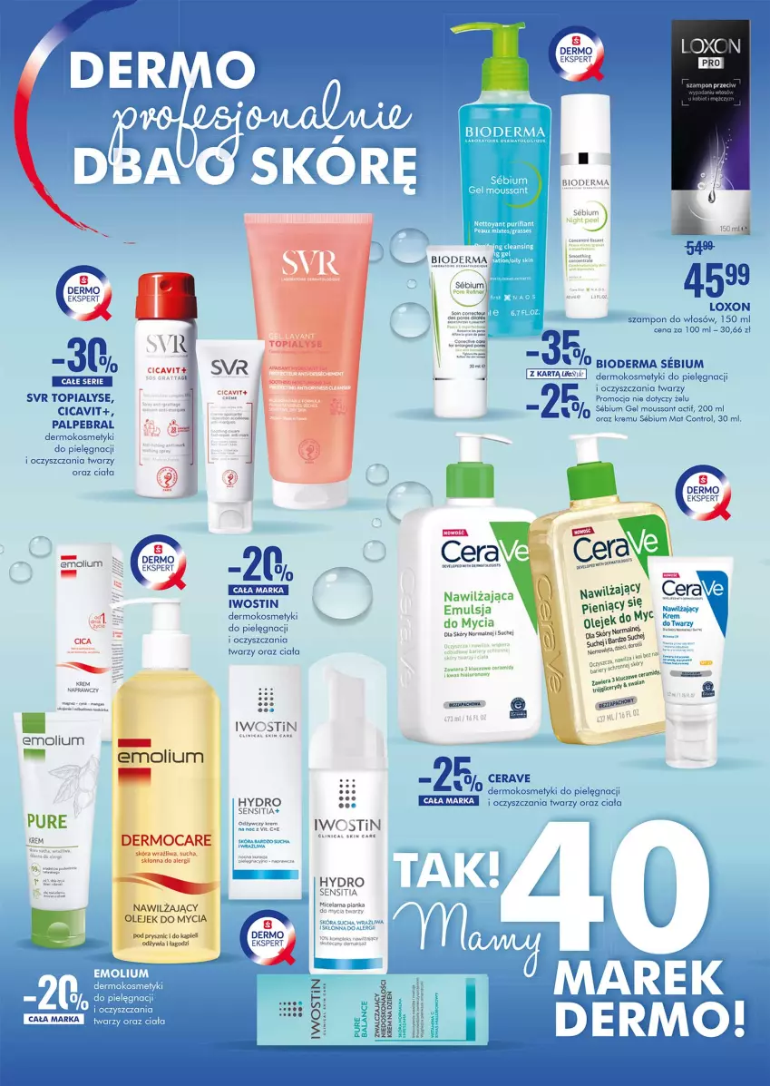 Gazetka promocyjna Super Pharm - Gazetka - ważna 21.03 do 06.04.2022 - strona 4 - produkty: Amol, Bioderma, CeraVe, Control, Emolium, Emulsja, Fa, Feta, Iwostin, Kosmetyki do pielęgnacji, Krem do twarzy, Krem na dzień, LG, Olej, Pianka do mycia twarzy, Por, Pur, SVR, Szampon, Top