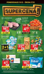 Gazetka promocyjna Delikatesy Centrum - Franczyza DC50 Czwartek - Gazetka - ważna od 17.12 do 17.12.2025 - strona 4 - produkty: Kurczak, Mandarynki, Rum, Por, Papier, Filet z piersi kurczaka, Cukier, Kawa mielona, Kawa, Papier toaletowy, Velvet, Dron, Lavazza, Cukierki, Merci, Fa