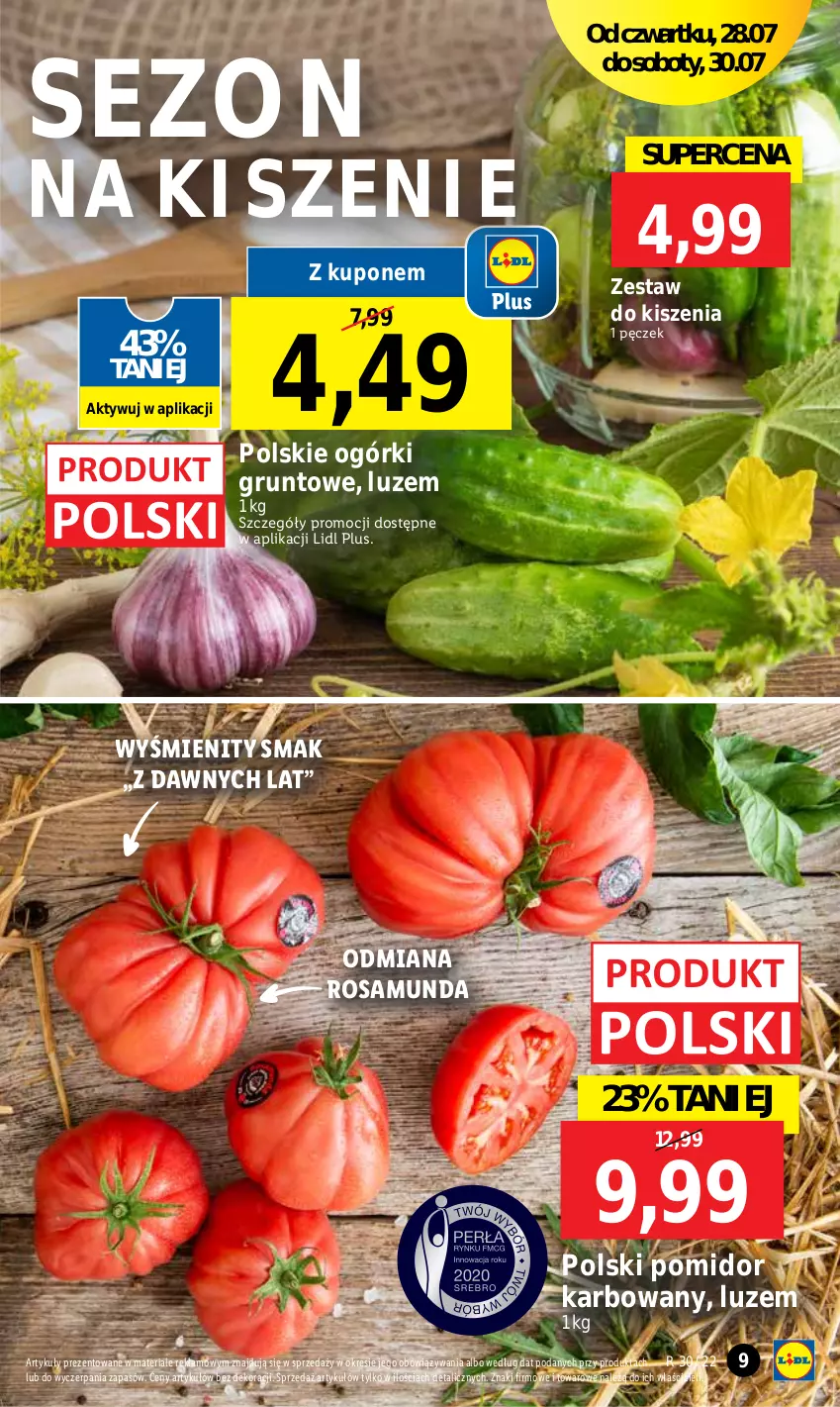 Gazetka promocyjna Lidl - GAZETKA - ważna 28.07 do 30.07.2022 - strona 9 - produkty: Grunt