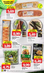 Gazetka promocyjna Lidl - GAZETKA - Gazetka - ważna od 30.07 do 30.07.2022 - strona 16 - produkty: Mozzarella, Piec, Kurczak, Ser, Focaccia, Sałat, Zapiekanka, Pieczarka, Burger, Roślinne kiełbaski, Kaszanka, Kasza, Roślinny burger