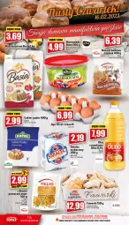 Gazetka promocyjna Topaz - Gazetka - Gazetka - ważna od 15.02 do 15.02.2023 - strona 16 - produkty: Top, Gra, Cukier puder, Cukier, Róża, Jaja, Masa krówkowa, Faworki, Smalec, Mola, Puder, Marmolada, Basia, Oleo, Helio, Fa