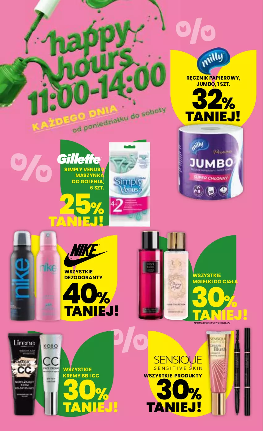 Gazetka promocyjna Drogerie Natura - Gazetka Drogerie Natura - ważna 18.05 do 02.06.2026 - strona 10 - produkty: Dezodorant, Maszynka, Maszynka do golenia, Papier, Ręcznik, Szynka, Venus