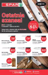 Gazetka promocyjna Spar - Spar - Gazetka - ważna od 11.01 do 11.01.2023 - strona 12 - produkty: Noż, Nóż do chleba, Blok na noże, Nóż uniwersalny, Nóż szefa kuchni, Chleb, Fa