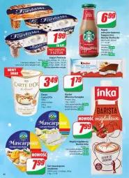 Gazetka promocyjna Dino - Gazetka 51 / 2024 - Gazetka - ważna od 24.12 do 24.12.2024 - strona 42 - produkty: Ser, Gra, Inka, Danone, Jogurt, Carte d'Or, Mascarpone, Limonka, Ferrero, Fanta, Deser, Mleczna kanapka, Napój, Olma, Fa