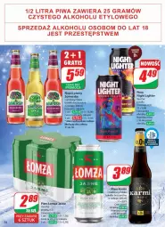 Gazetka promocyjna Dino - Gazetka 51 / 2024 - Gazetka - ważna od 24.12 do 24.12.2024 - strona 54 - produkty: Piwa, Piwo, Pur, Gra, Somersby, Carlsberg, Karmi, Napój